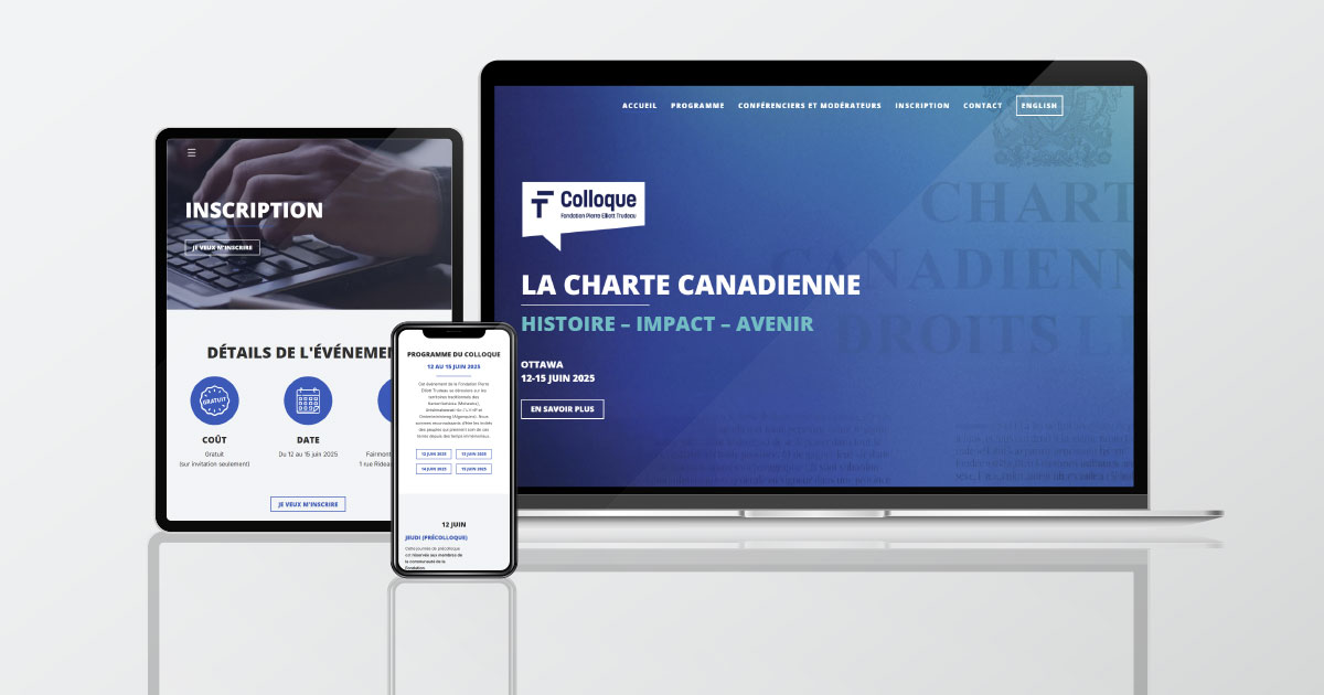 Colloque - Fondation Pierre Elliott Trudeau - WEBxpress