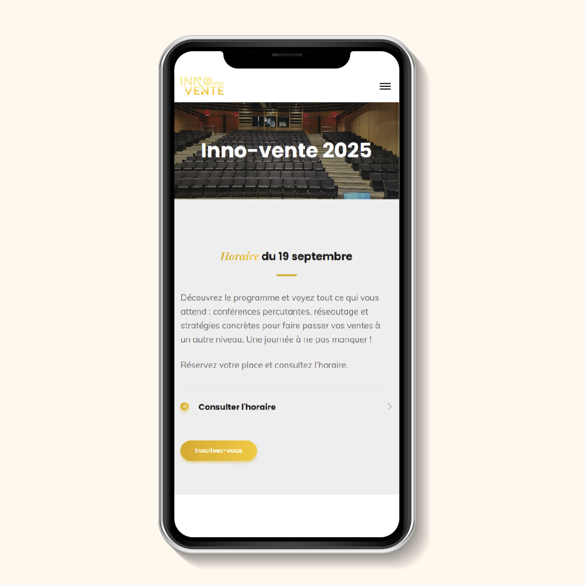 Inno-Vente – Nouveau site Web