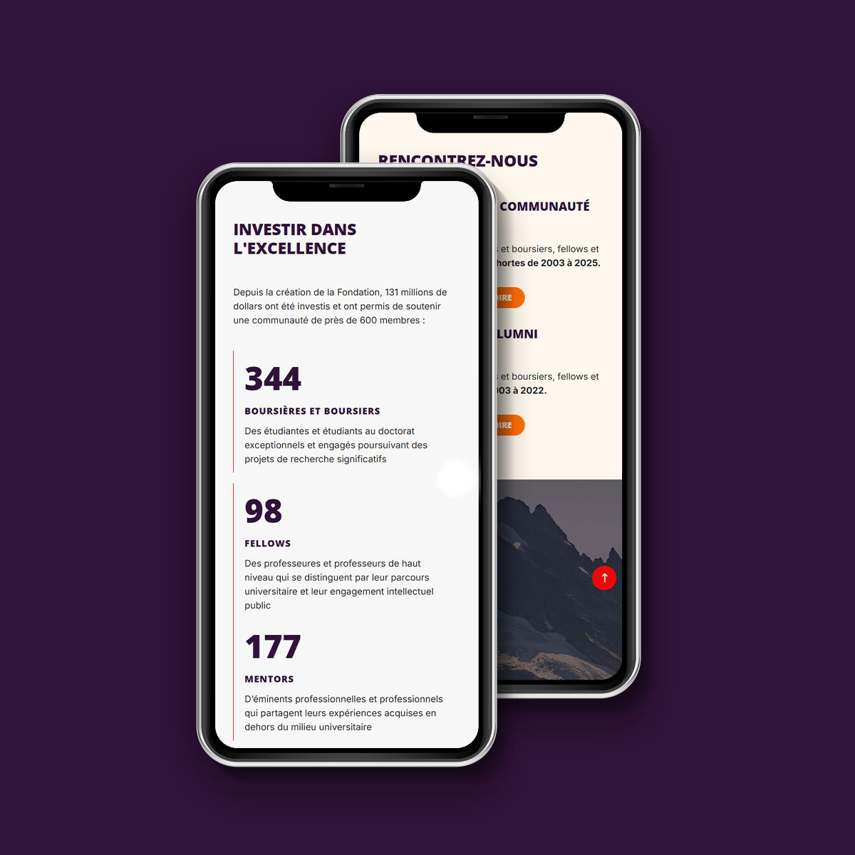 Réalisation site Web Fondation Pierre Elliott Trudeau